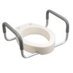 Premium Raised Toilet Seat with Removable Arms