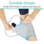 ANKLE COMPRESSION ICE WRAP BY VIVE, ANKLE PAIN, STRAINS ,SWELLING, ARTHRITIS